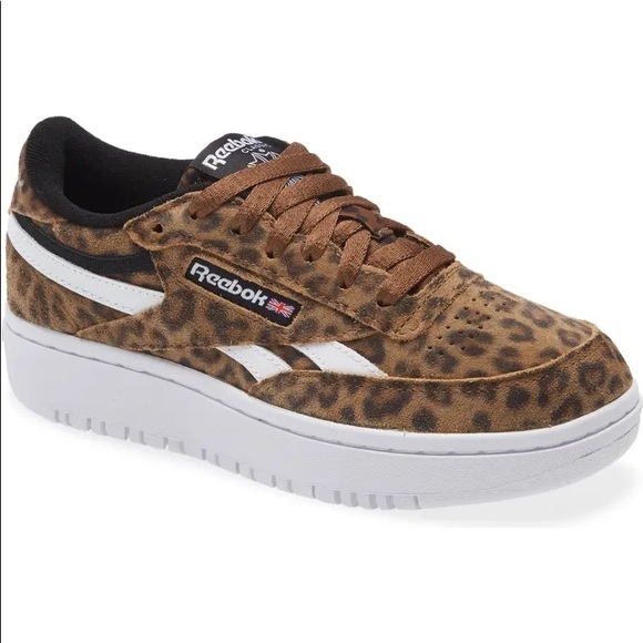 Reebok Shoes - NWT Reebok Classic Leopard Platform Sneaker Shoes